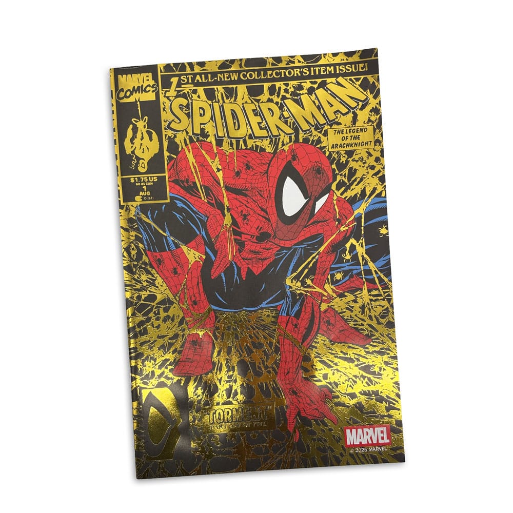 Marvel Collection PVC Statue 1/6 Spider-Man (Spider-Man # 1) (Gold Edition) (Gold Label) 15 cm Image 7
