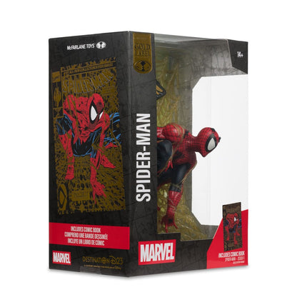 Marvel Collection PVC Statue 1/6 Spider-Man (Spider-Man # 1) (Gold Edition) (Gold Label) 15 cm Image 9