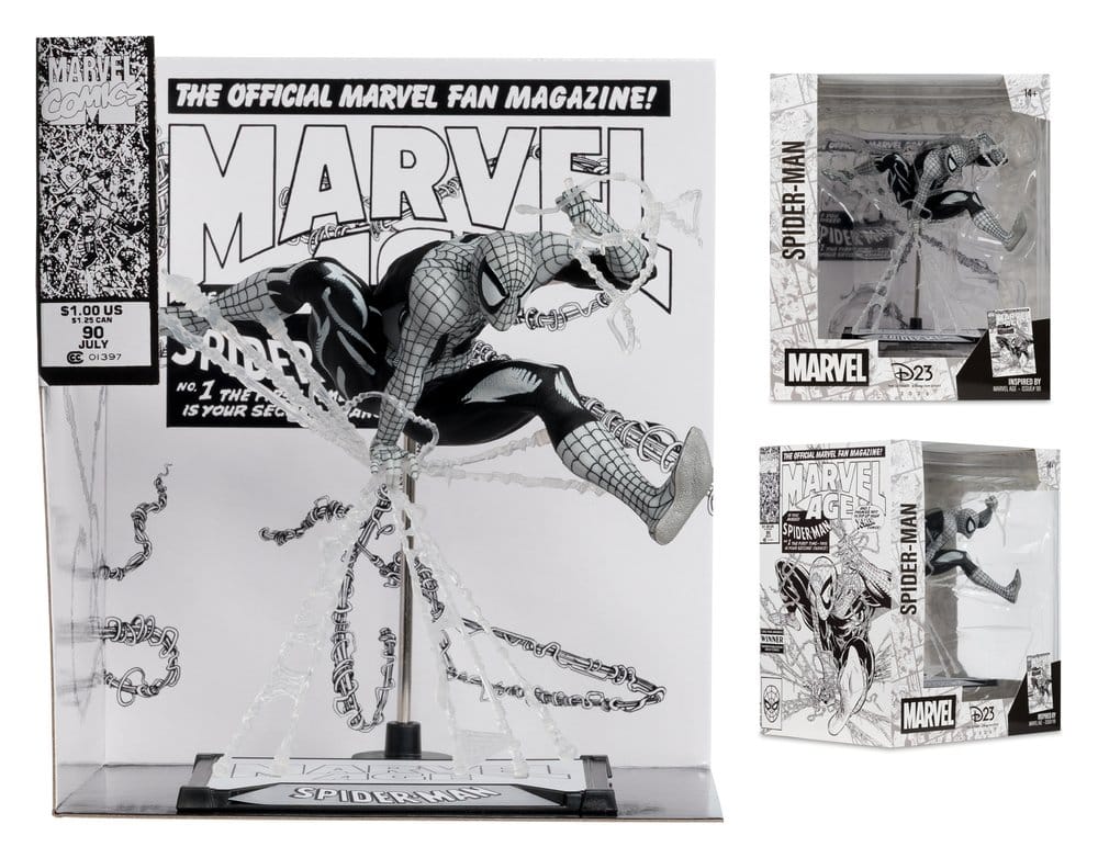 Marvel PVC Statue 1/10 Spider-Man (Marvel Age #90) (Line Art) 18 cm Image 4