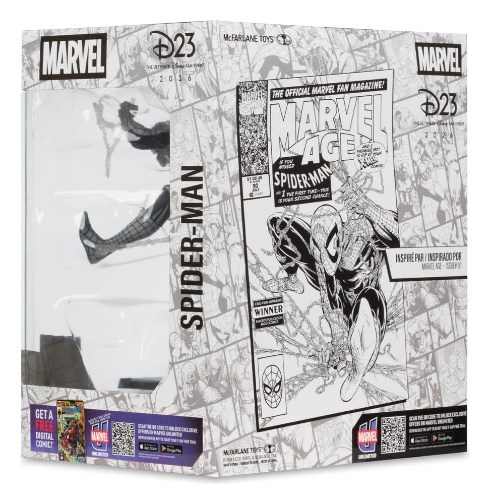 Marvel PVC Statue 1/10 Spider-Man (Marvel Age #90) (Line Art) 18 cm Image 10