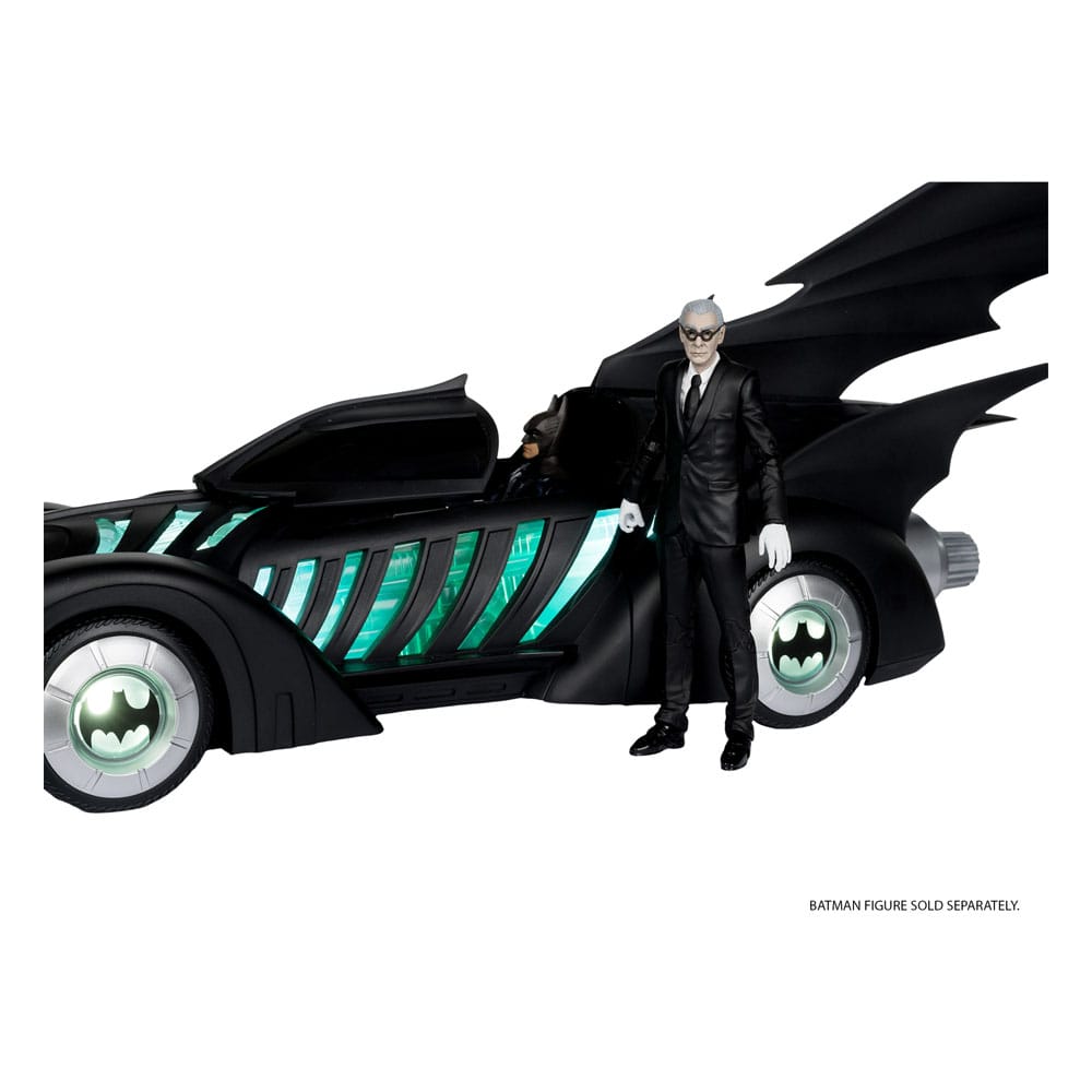 Batman Forever DC Multiverse Actionfigur mit Fahrzeug Alfred Pennyworth & Batmobile (Gold Label) 79 cm Image 5