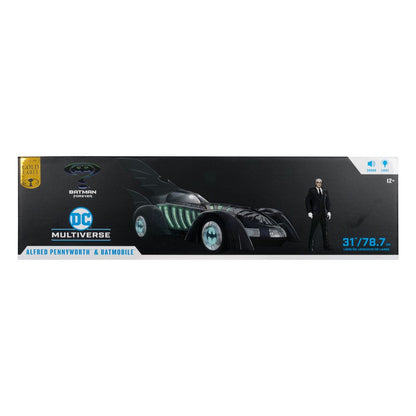 Batman Forever DC Multiverse Actionfigur mit Fahrzeug Alfred Pennyworth & Batmobile (Gold Label) 79 cm Image 14