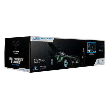 Batman Forever DC Multiverse Actionfigur mit Fahrzeug Alfred Pennyworth & Batmobile (Gold Label) 79 cm Image 16