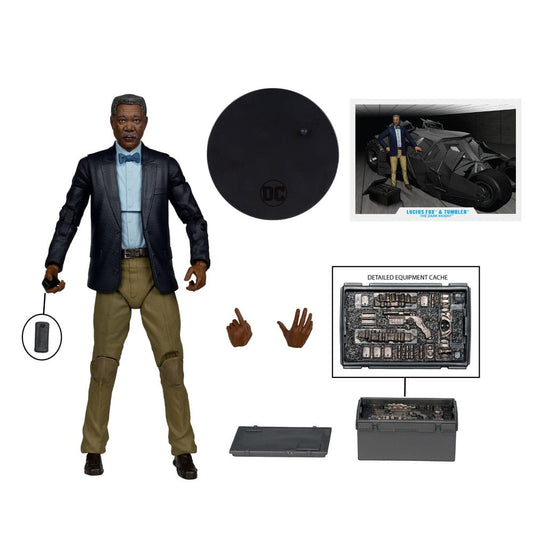 DC Multiverse Fahrzeug Tumbler with Lucuis Fox (The Dark Knight) (Gold Label) Image 2