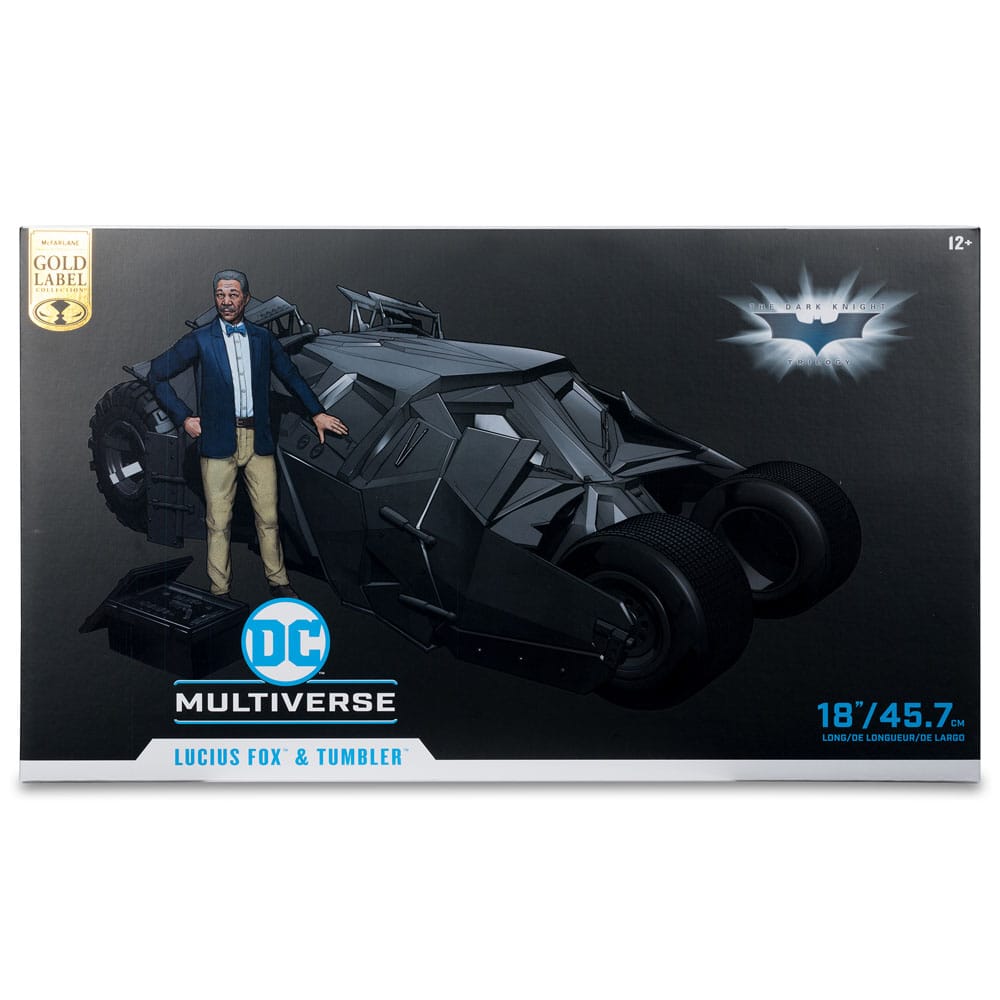DC Multiverse Fahrzeug Tumbler with Lucuis Fox (The Dark Knight) (Gold Label) Image 14