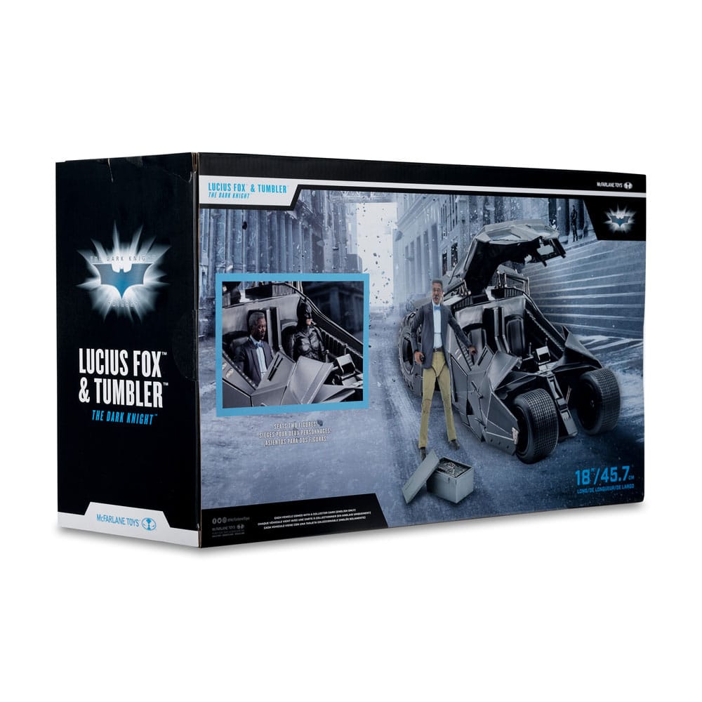 DC Multiverse Fahrzeug Tumbler with Lucuis Fox (The Dark Knight) (Gold Label) Image 16