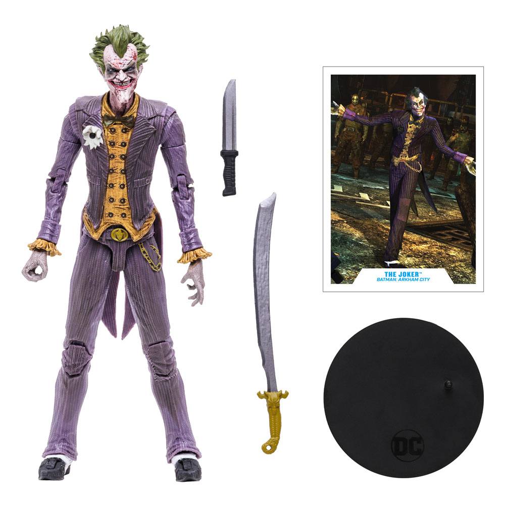 DC Gaming Actionfigur The Joker (Batman: Arkham City) 18 cm Image 4