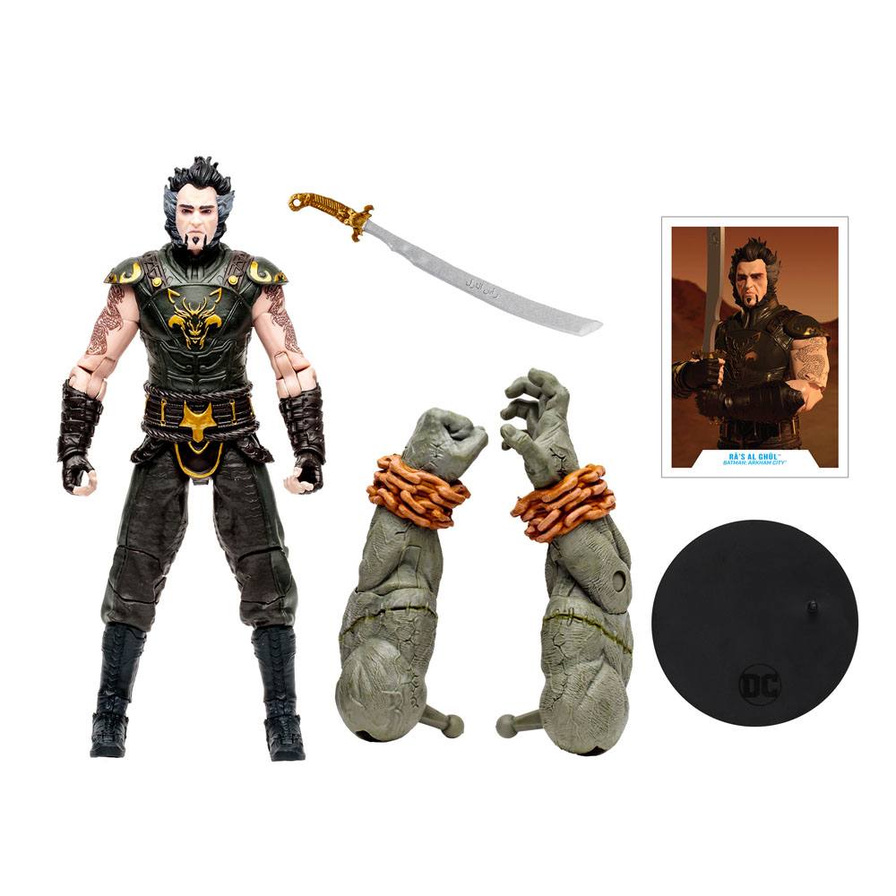 DC Gaming Build A Actionfigur Ra's Al Ghul (Arkham City) 18 cm Image 7
