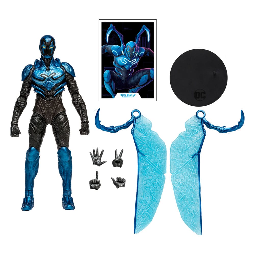 DC Blue Beetle Actionfigur Blue Beetle (Battle Mode) 18 cm Image 3