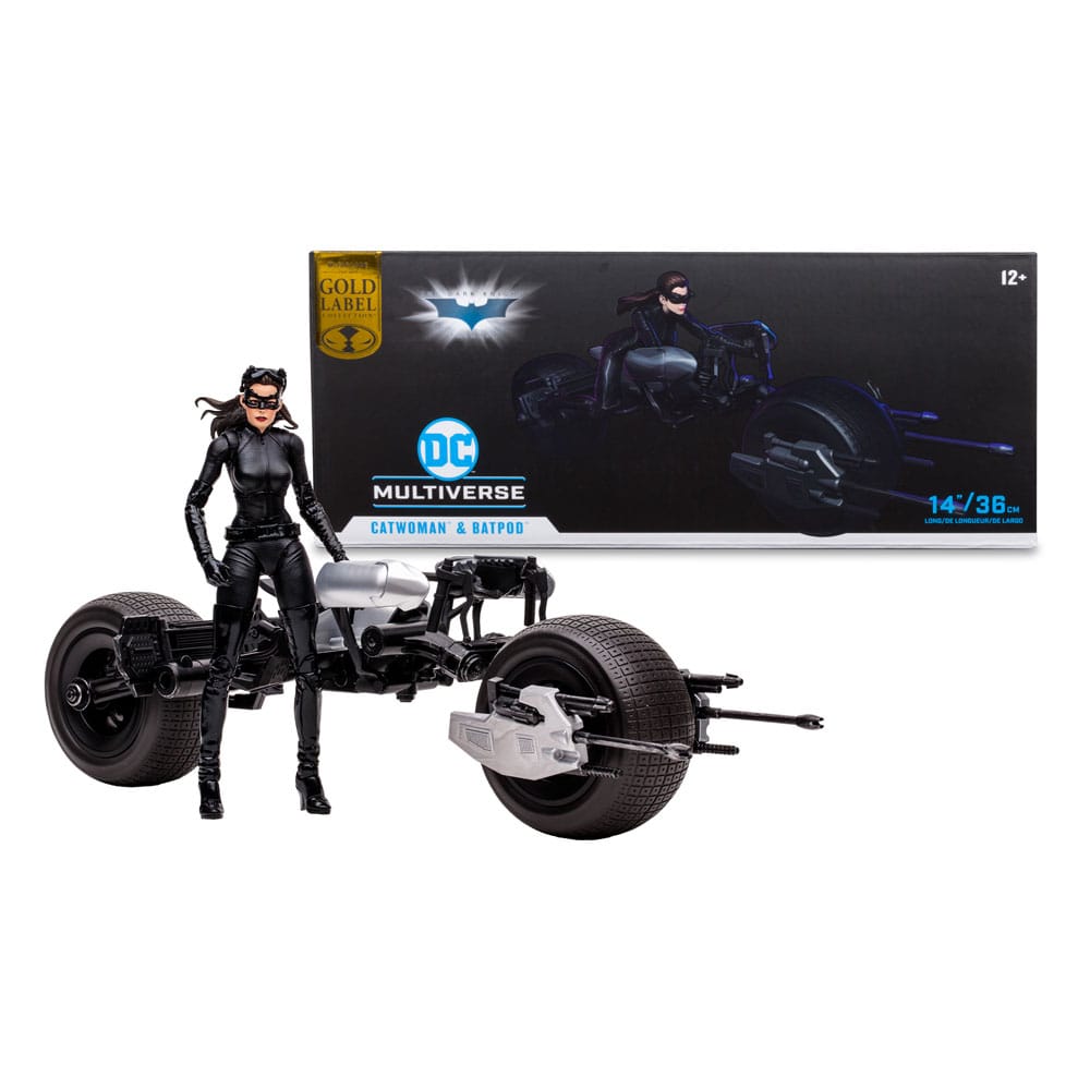 DC Multiverse Fahrzeug Batpod with Catwoman (The Dark Knight Rises) Image 4