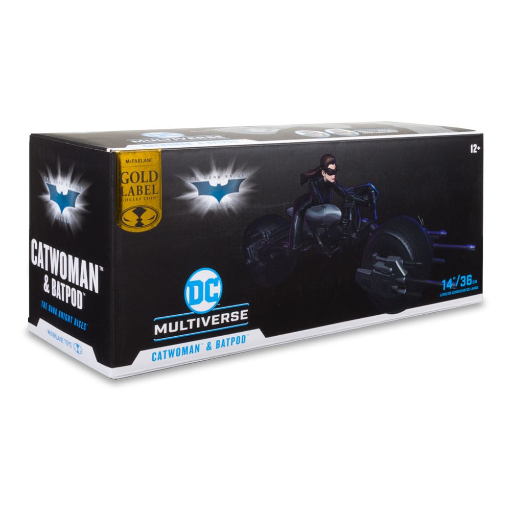 DC Multiverse Fahrzeug Batpod with Catwoman (The Dark Knight Rises) Image 14