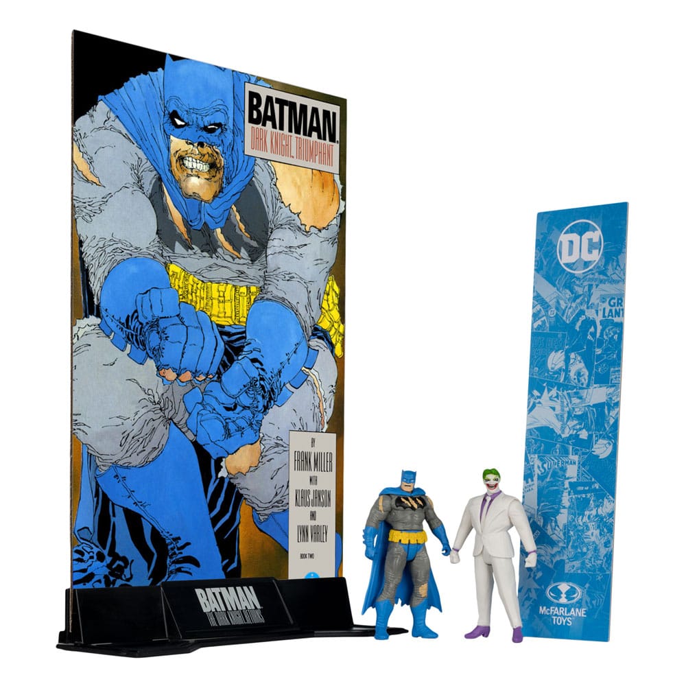 DC Direct Page Punchers Actionfiguren 2er-Pack Batman & The Joker (Batman: The Dark Knight Returns) 8 cm Image 1