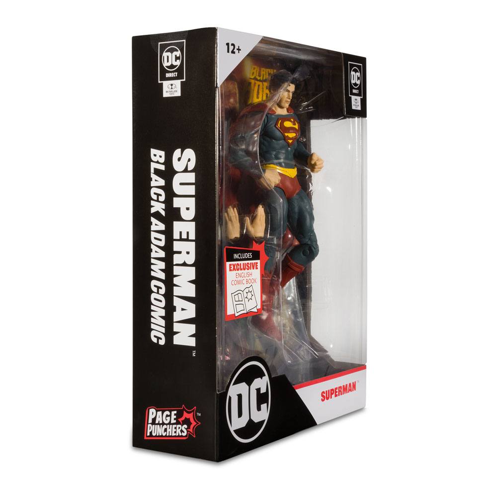 DC Black Adam Page Punchers Actionfigur & Comic Superman 18 cm Image 4