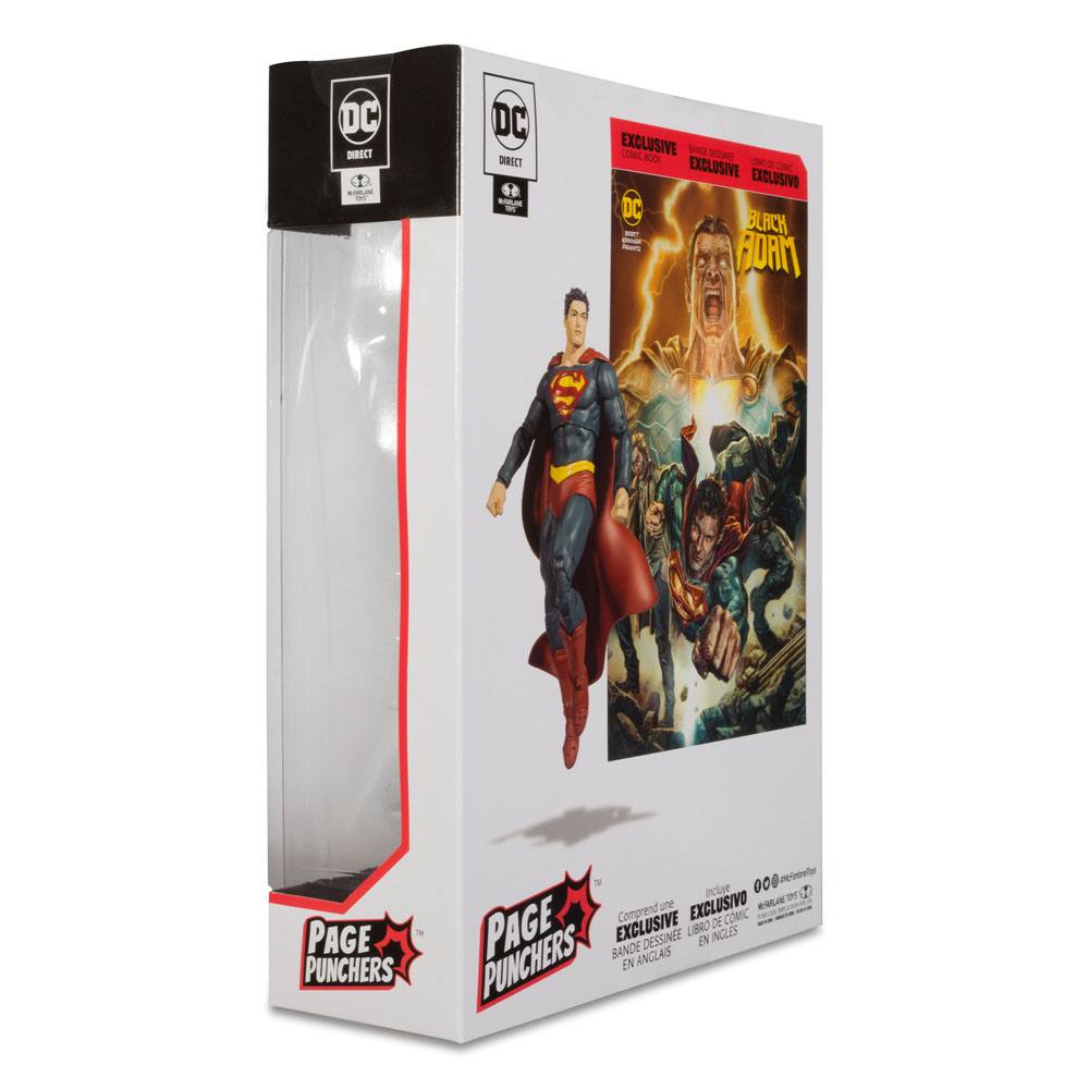 DC Black Adam Page Punchers Actionfigur & Comic Superman 18 cm Image 5