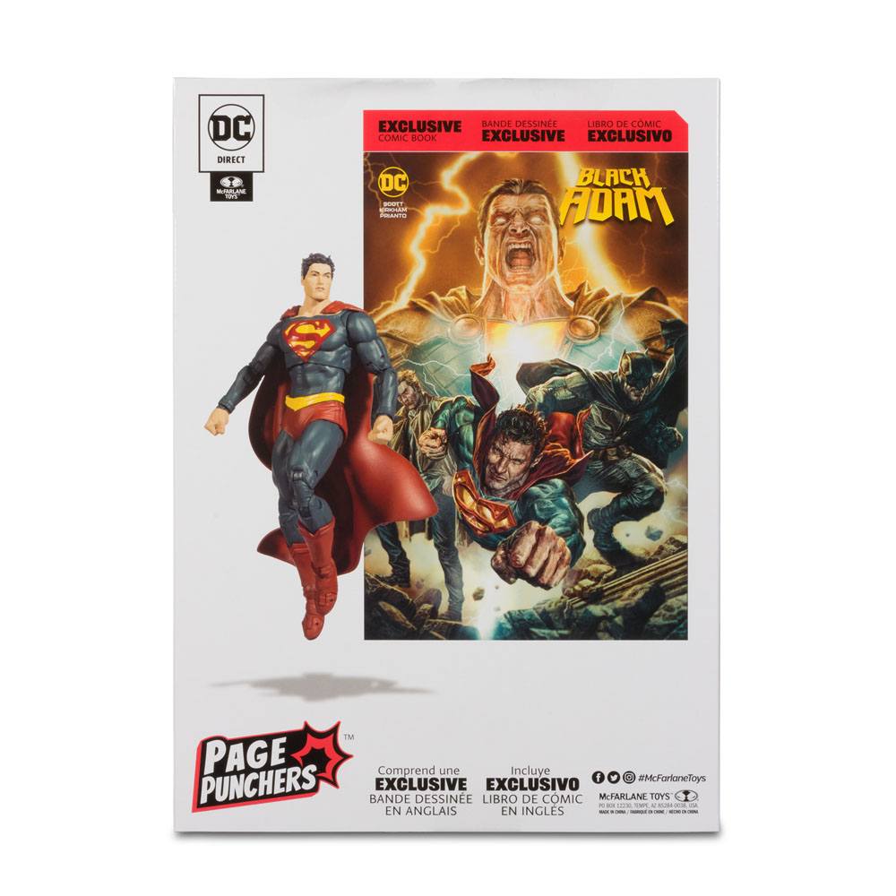 DC Black Adam Page Punchers Actionfigur & Comic Superman 18 cm Image 6