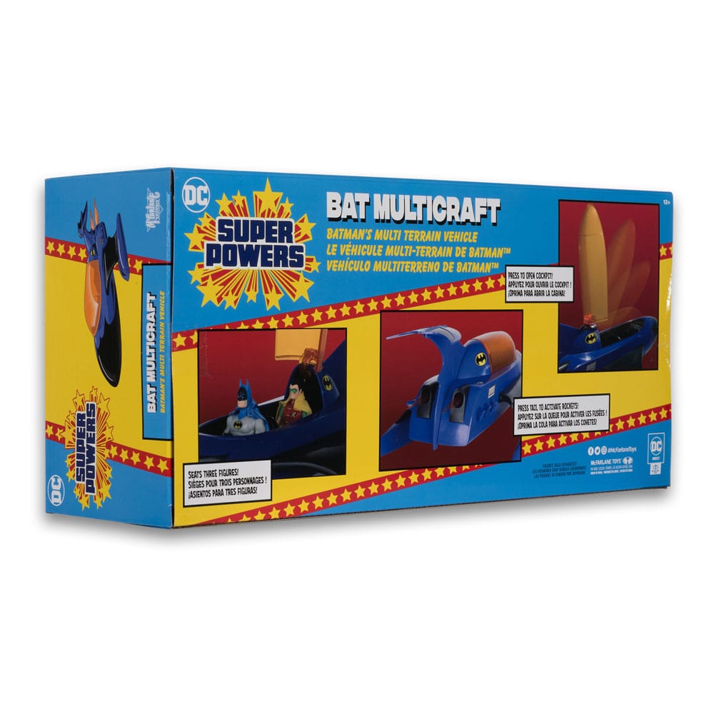 DC Direct Super Powers Fahrzeug The Bat Multicraft 10 cm Image 4