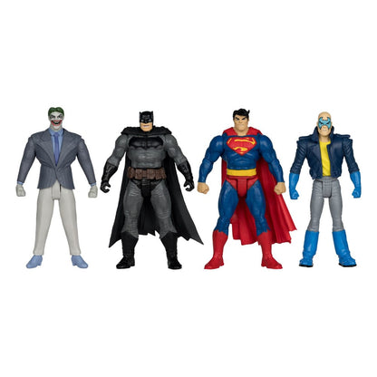DC Direct Page Punchers Actionfiguren 4er-Pack Batman & Son of Batman & Superman & Joker 7 cm Image 1