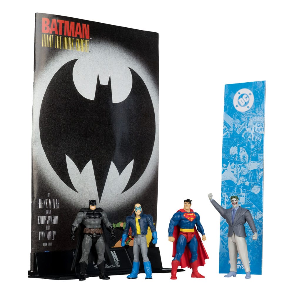 DC Direct Page Punchers Actionfiguren 4er-Pack Batman & Son of Batman & Superman & Joker 7 cm Image 2