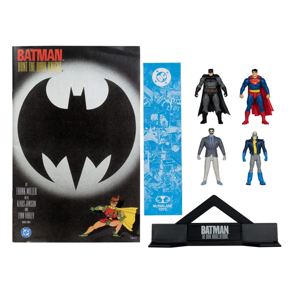 DC Direct Page Punchers Actionfiguren 4er-Pack Batman & Son of Batman & Superman & Joker 7 cm Image 3