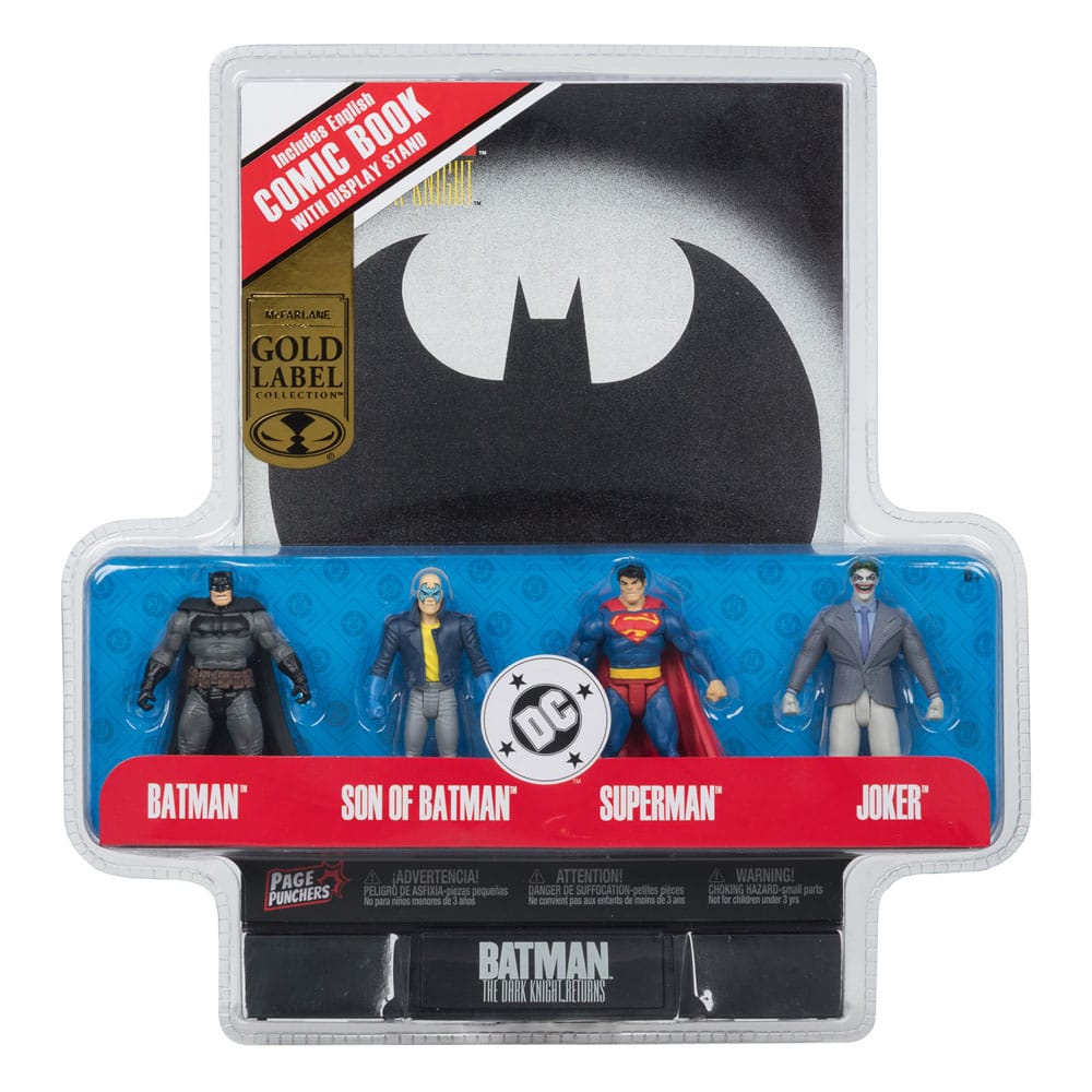 DC Direct Page Punchers Actionfiguren 4er-Pack Batman & Son of Batman & Superman & Joker 7 cm Image 7