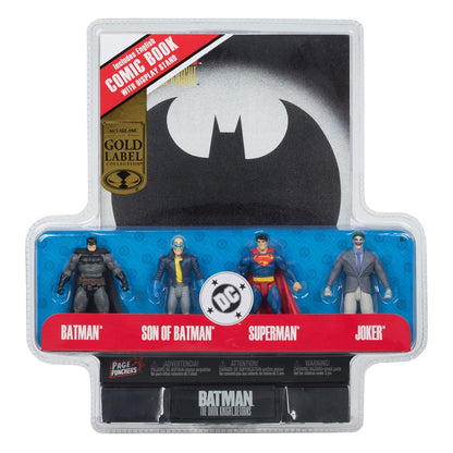 DC Direct Page Punchers Actionfiguren 4er-Pack Batman & Son of Batman & Superman & Joker 7 cm Image 7