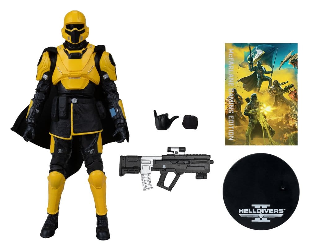 Helldivers II McFarlane Gaming Edition Actionfigur T4-40 Gold Eagle 18 cm Image 2