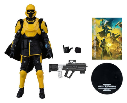 Helldivers II McFarlane Gaming Edition Actionfigur T4-40 Gold Eagle 18 cm Image 2