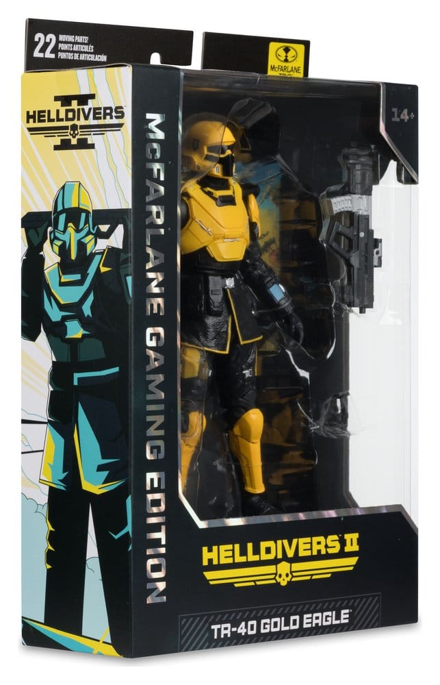 Helldivers II McFarlane Gaming Edition Actionfigur T4-40 Gold Eagle 18 cm Image 8