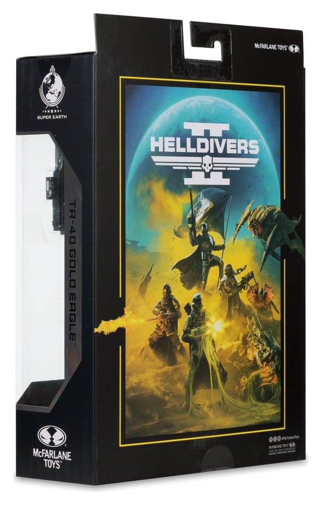 Helldivers II McFarlane Gaming Edition Actionfigur T4-40 Gold Eagle 18 cm Image 9