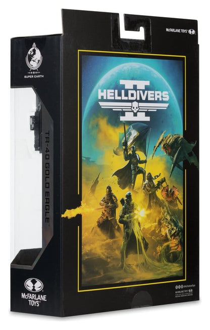 Helldivers II McFarlane Gaming Edition Actionfigur T4-40 Gold Eagle 18 cm Image 9