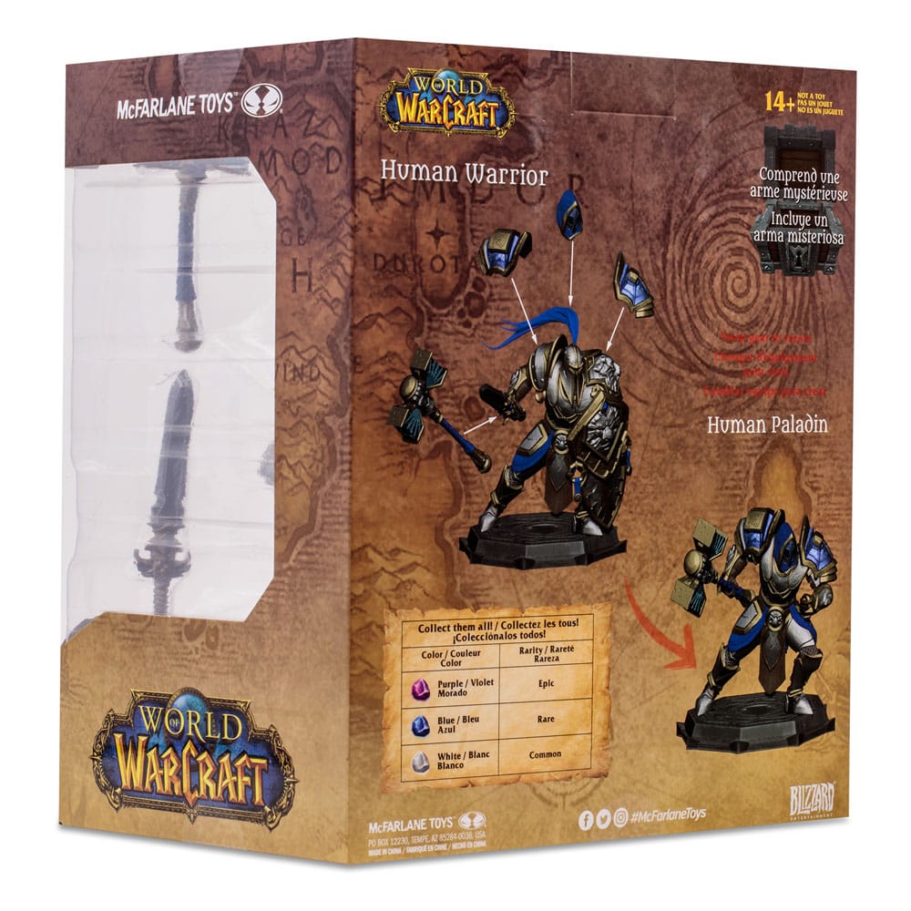 World of Warcraft Actionfigur Human: Paladin / Warrior 15 cm Image 12