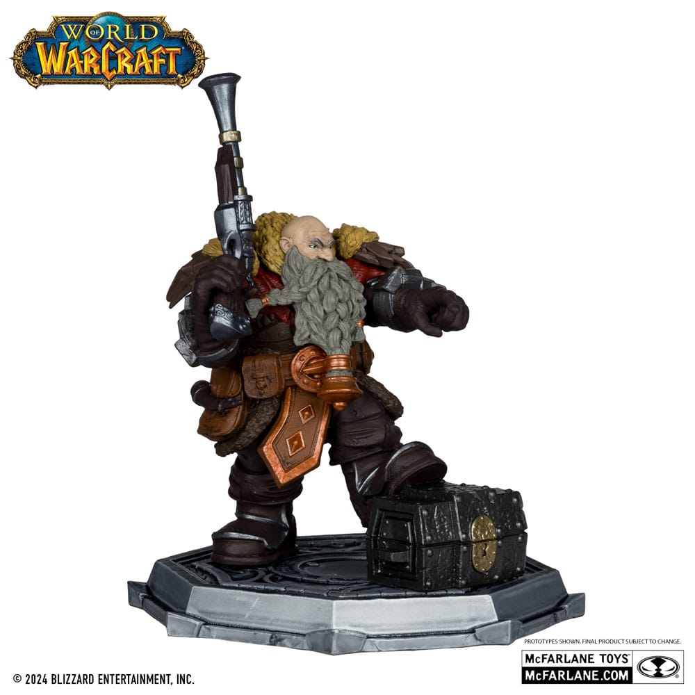 World of Warcraft PVC Statuen 2er-Pack 1/12 Dwarf Hunter: Beast Master & Pandaren: Monk (Gold Label) 15 cm Image 6