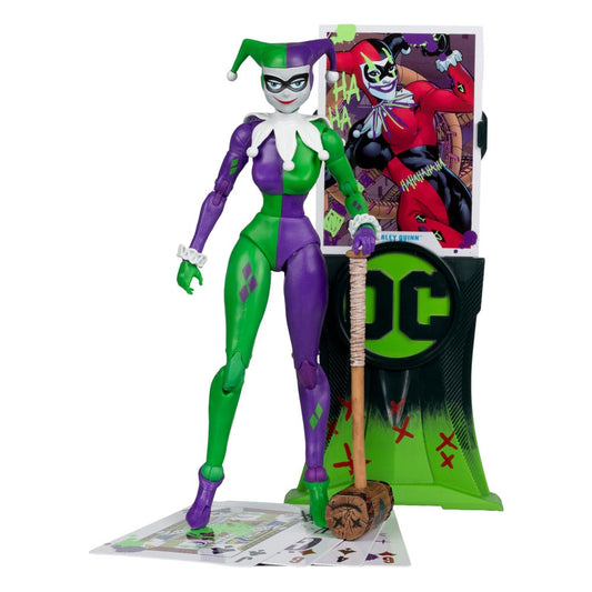 DC Multiverse Actionfigur Harley Quinn (DC Classic) Jokerized (Gold Label) 18 cm Image 1