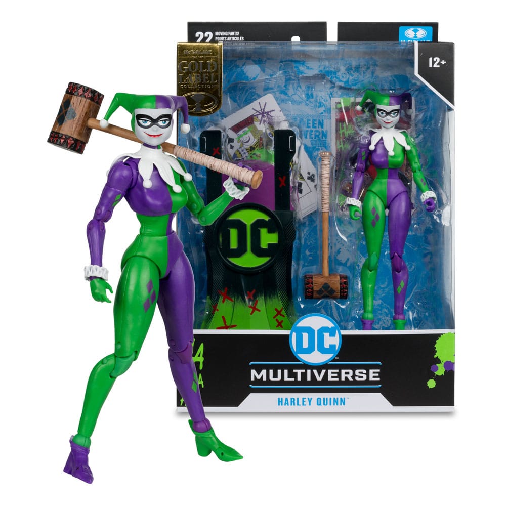 DC Multiverse Actionfigur Harley Quinn (DC Classic) Jokerized (Gold Label) 18 cm Image 4