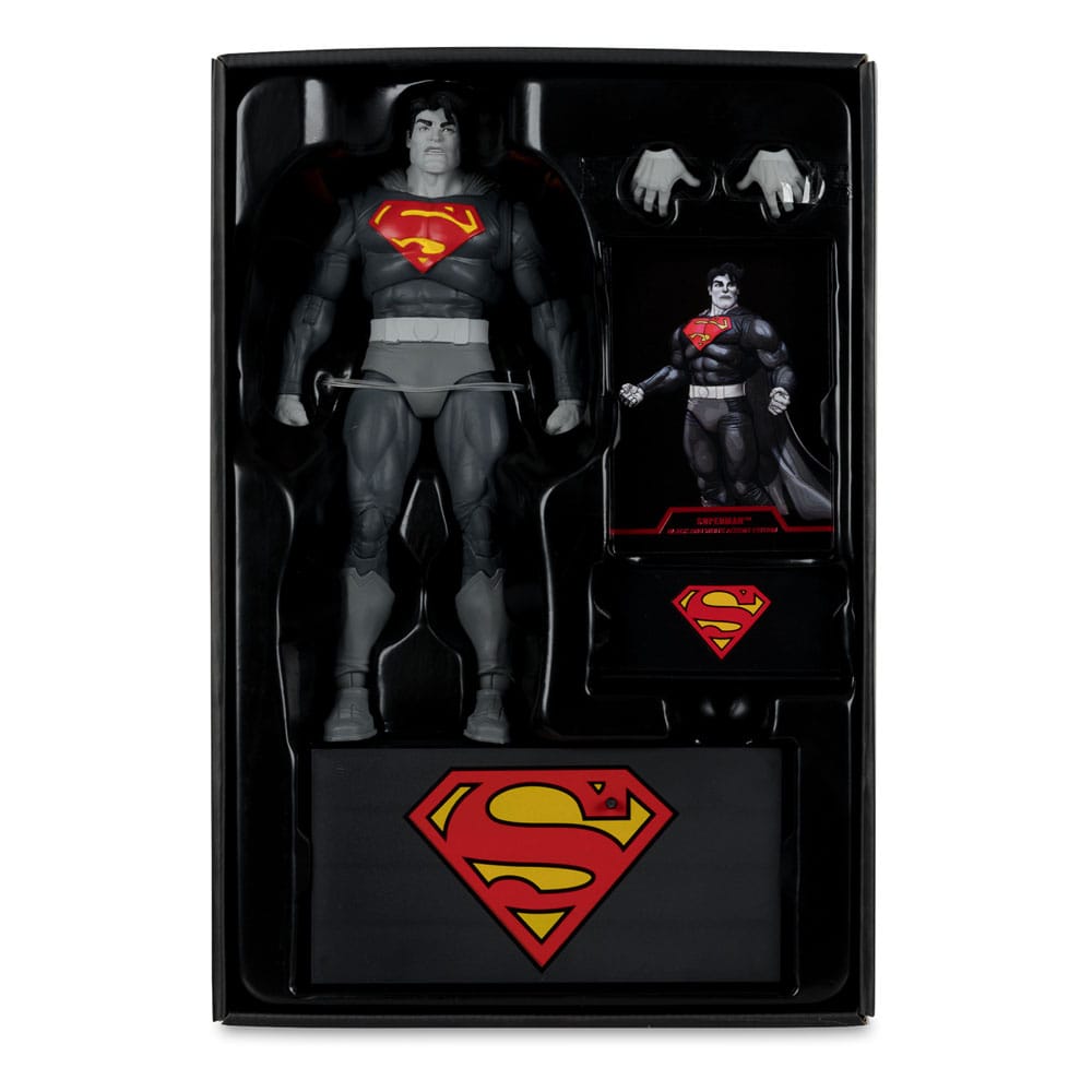 DC Multiverse Actionfigur Superman (The Dark Knight Returns) (Black & White Accent Edition) (Gold Label) 18 cm Image 7