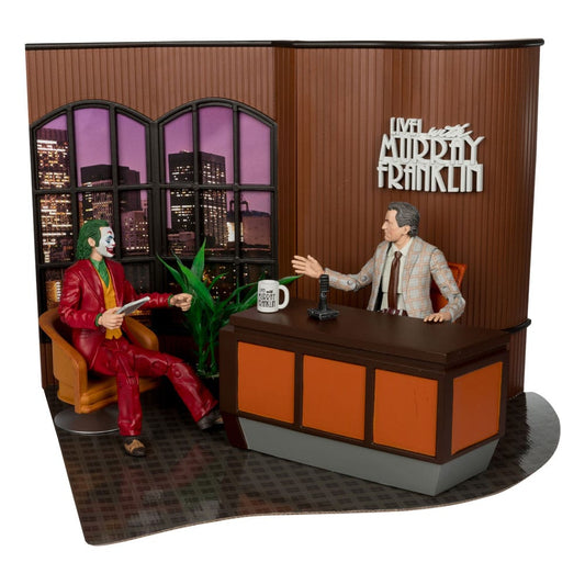 Joker DC Multiverse (Joker Movie) Deluxe Colllector Actionfigur The Joker (Live with Murray Franklin) Limited Edition 18 cm Image 1