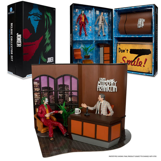 Joker DC Multiverse (Joker Movie) Deluxe Colllector Actionfigur The Joker (Live with Murray Franklin) Limited Edition 18 cm Image 2