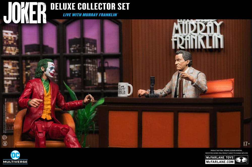 Joker DC Multiverse (Joker Movie) Deluxe Colllector Actionfigur The Joker (Live with Murray Franklin) Limited Edition 18 cm Image 10