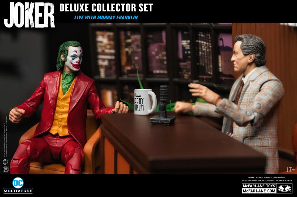 Joker DC Multiverse (Joker Movie) Deluxe Colllector Actionfigur The Joker (Live with Murray Franklin) Limited Edition 18 cm Image 19