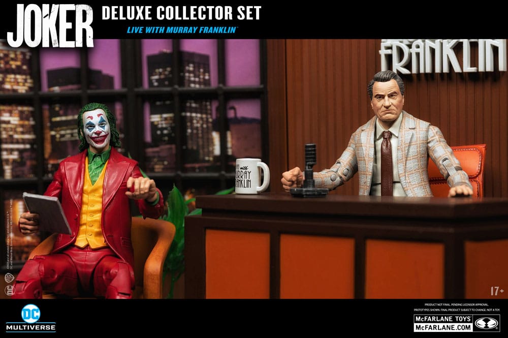 Joker DC Multiverse (Joker Movie) Deluxe Colllector Actionfigur The Joker (Live with Murray Franklin) Limited Edition 18 cm Image 20