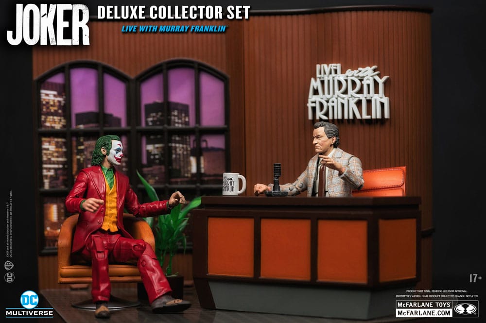 Joker DC Multiverse (Joker Movie) Deluxe Colllector Actionfigur The Joker (Live with Murray Franklin) Limited Edition 18 cm Image 23