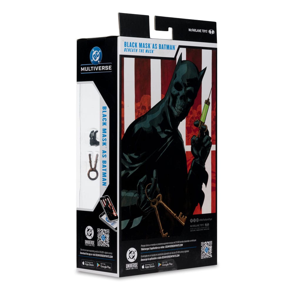 DC Multiverse Actionfigur Black Mask as Batman (Beneath the Mask) 18 cm Image 9