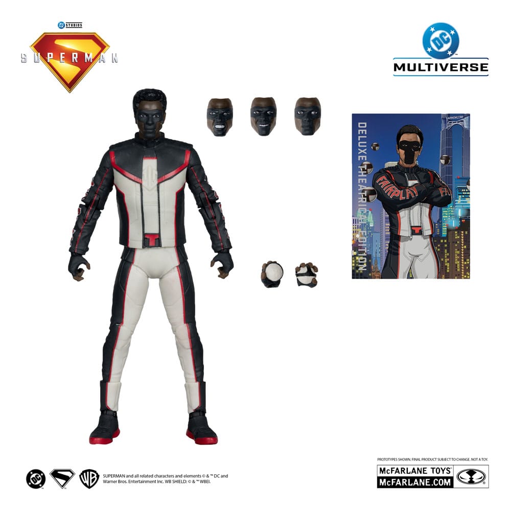 Superman (2025) DC Multiverse Deluxe Theatrical Edition Actionfigur Mr. Terrific (Red Platinum Edition) 18 cm Image 3