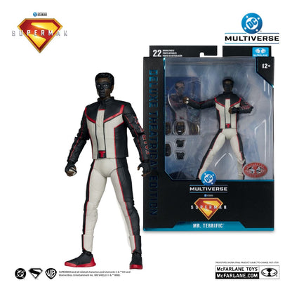 Superman (2025) DC Multiverse Deluxe Theatrical Edition Actionfigur Mr. Terrific (Red Platinum Edition) 18 cm Image 4