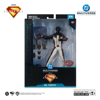 Superman (2025) DC Multiverse Deluxe Theatrical Edition Actionfigur Mr. Terrific (Red Platinum Edition) 18 cm Image 7