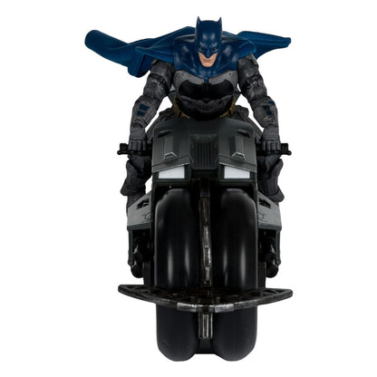 The Flash DC Multiverse Fahrzeug Batcycle with Batman Image 5