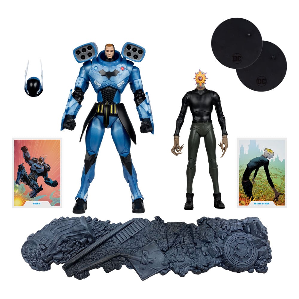DC Multiverse Actionfiguren 2er-Pack Rookie & Mr. Bloom (Batman: Endgame) (Gold Label) (SDCC) 18 cm Image 3