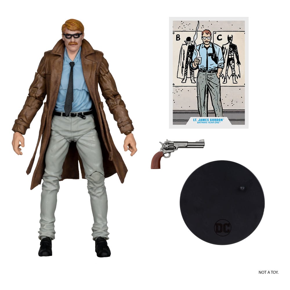 Batman Year One (Part 4) DC Multiverse Actionfigur Lt. James Gordon (Gold Label) 18 cm Image 3