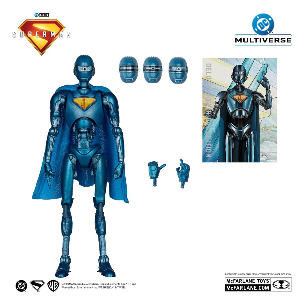 Superman (2025) DC Multiverse Deluxe Actionfigur Superman Robot (Red Platinum Edition) 18 cm Image 3