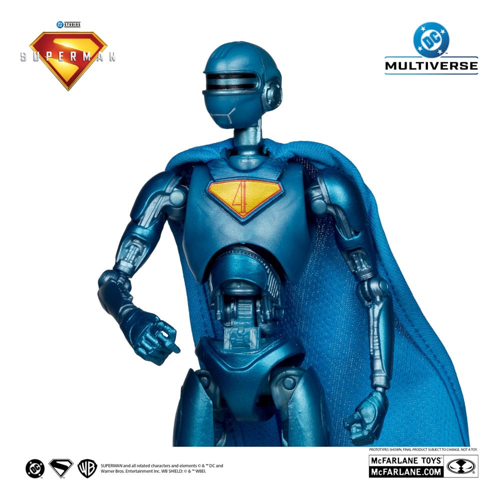 Superman (2025) DC Multiverse Deluxe Actionfigur Superman Robot (Red Platinum Edition) 18 cm Image 4